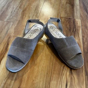 New Sole Society 8.5 Women’s Leather Sandals